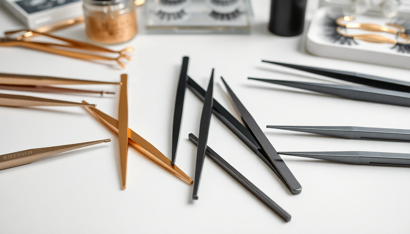 Premium Eyelash Tweezers – For Professional Lash Artists