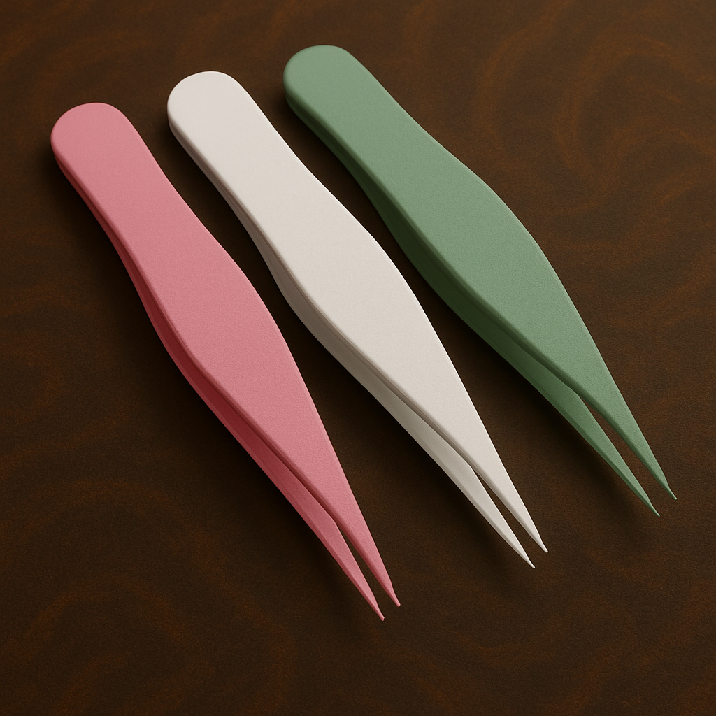 Powder Coated Tweezer set