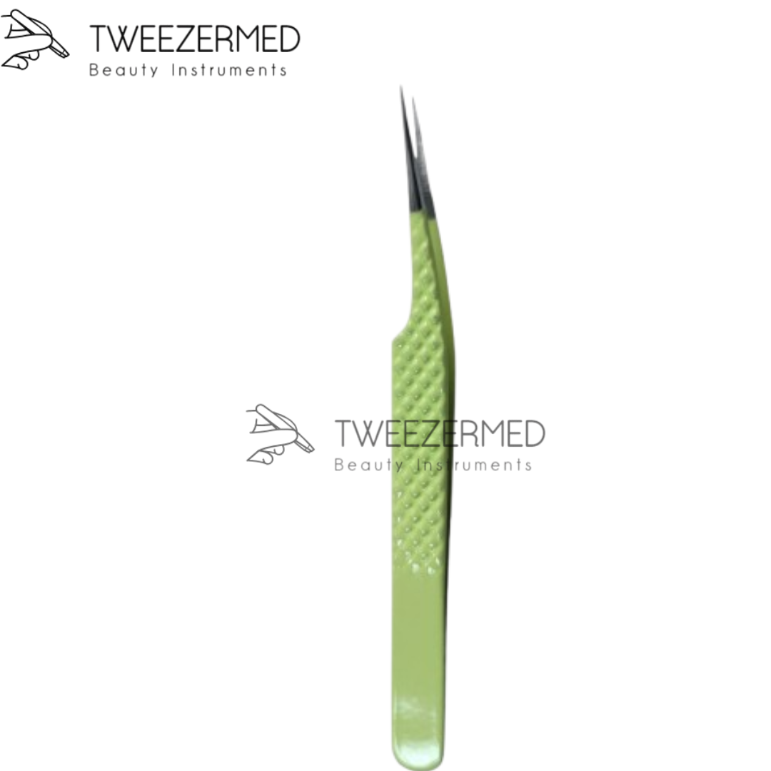 Periwinkle Anti-Static Lash Tweezer – Powder Coated Tweezer by Tweezermed