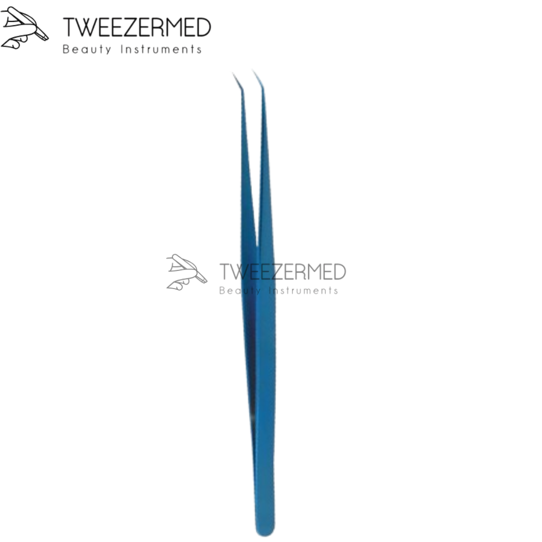 Blue Titanium Plasma Lash Tweezer – Precision Pro Tool by Tweezermed