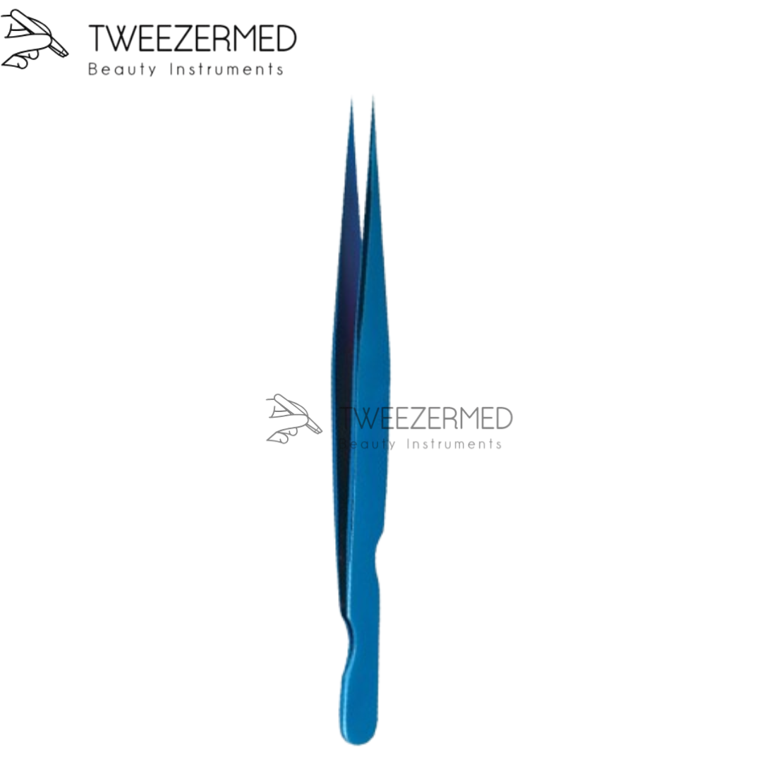 Blue Titanium Plasma Lash Tweezer – Precision Pro Tool by Tweezermed