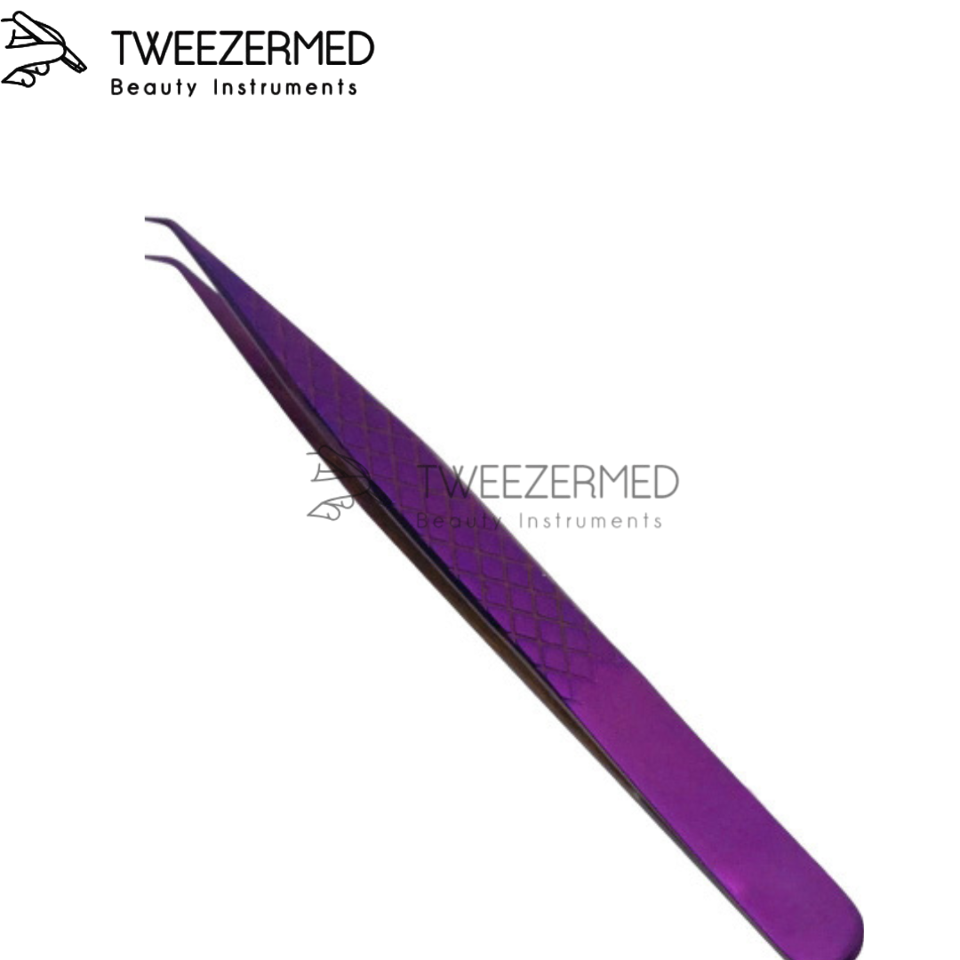 Purple Titanium Lash Tweezer – Pro Lash Tool by Tweezermed