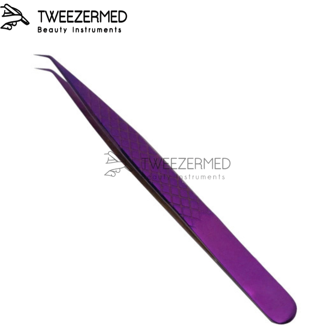 Purple Titanium Lash Tweezer – Pro Lash Tool by Tweezermed