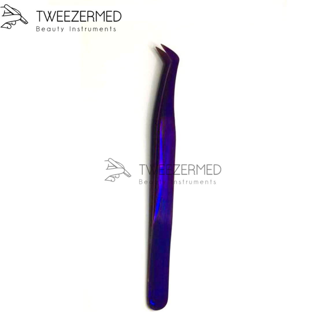 Purple Titanium Lash Tweezer – Pro Lash Tool by Tweezermed