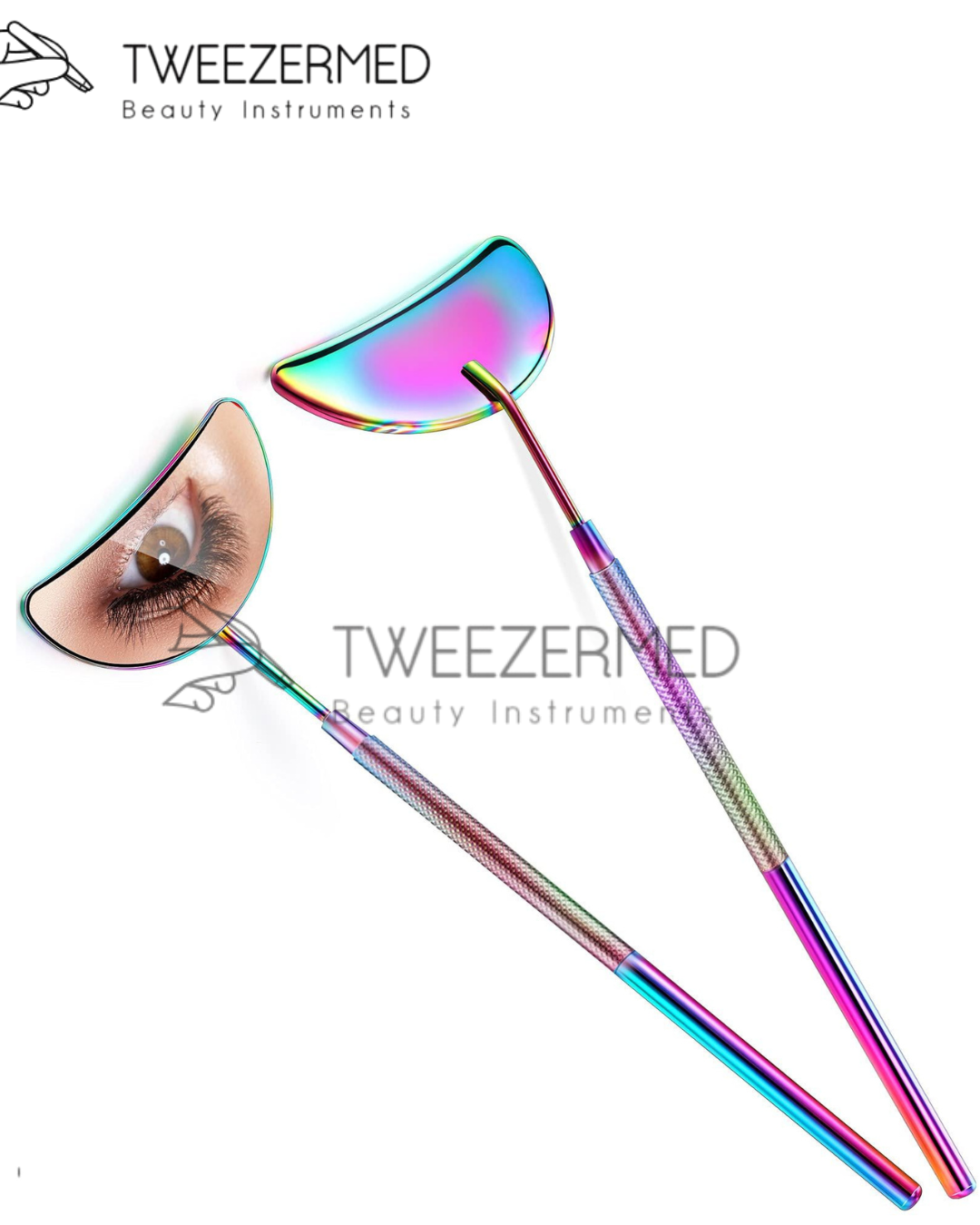 Professional Lash Mirror – Wide-Angle Stainless Steel Mirror for Lash Extensions & Isolation