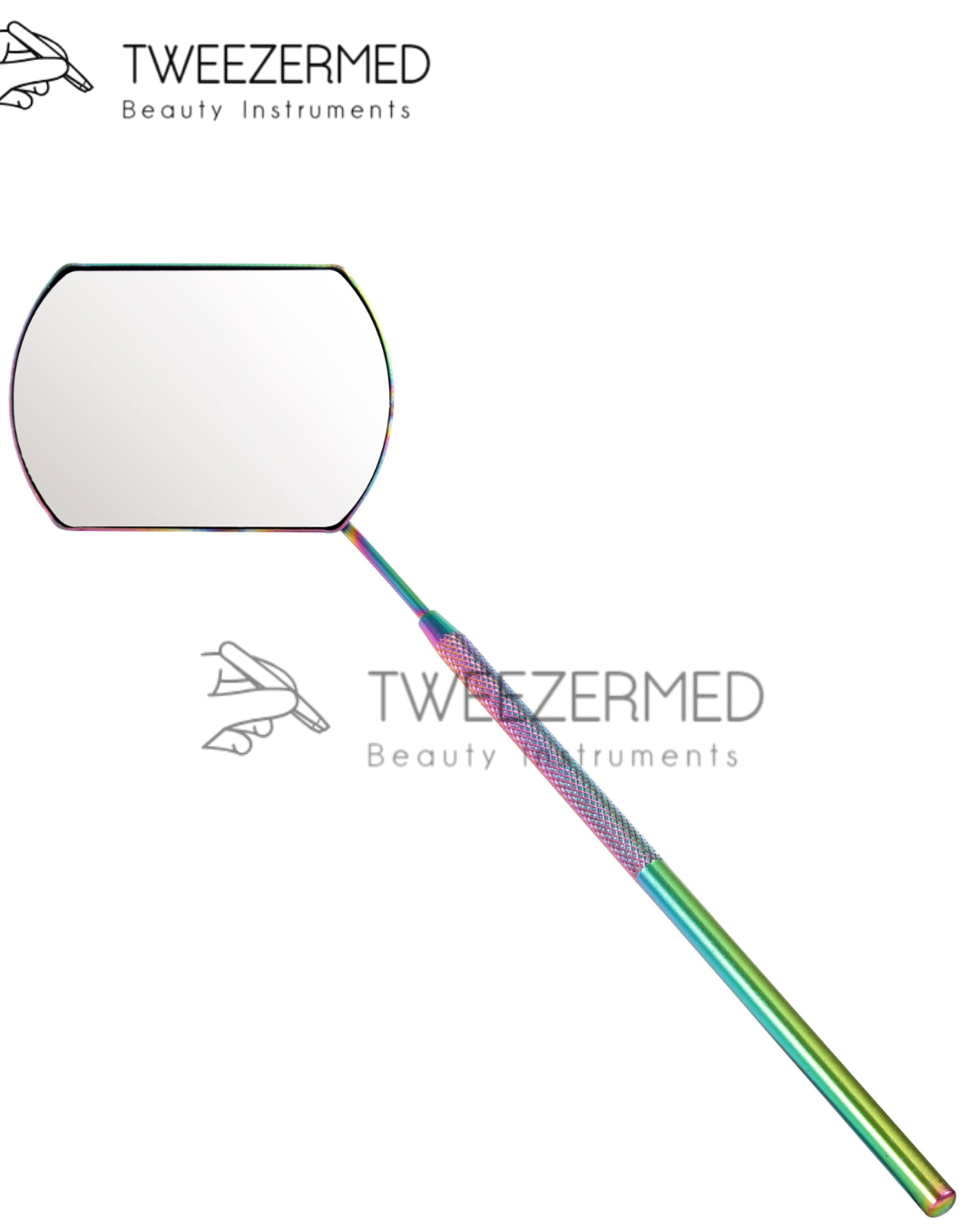 Professional Lash Mirror – Wide-Angle Stainless Steel Mirror for Lash Extensions & Isolation