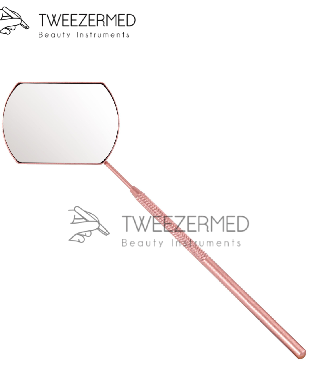 Professional Lash Mirror – Wide-Angle Stainless Steel Mirror for Lash Extensions & Isolation