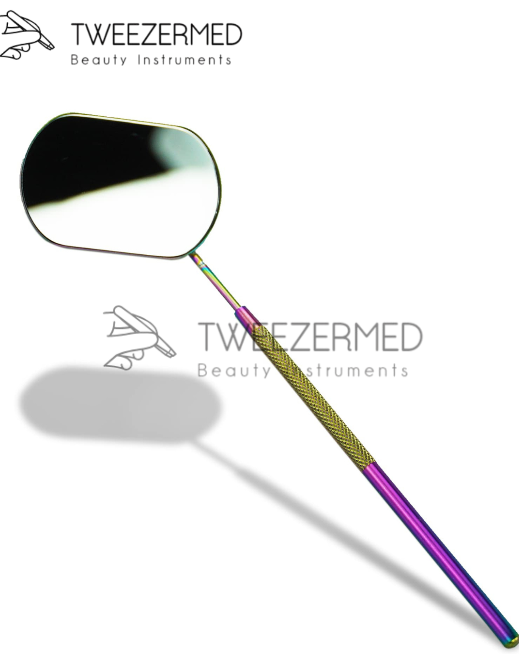 Professional Lash Mirror – Wide-Angle Stainless Steel Mirror for Lash Extensions & Isolation