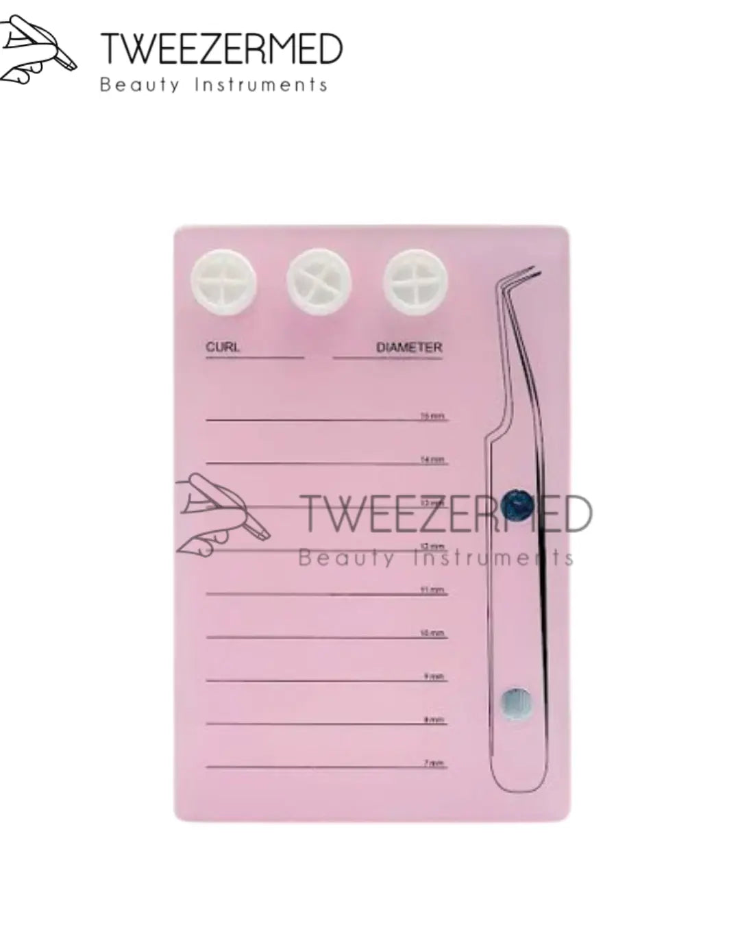 Premium Lash Tiles for Lash Artists – Crystal Clear Acrylic Lash Palettes for Lash Extensions TM-LT-037