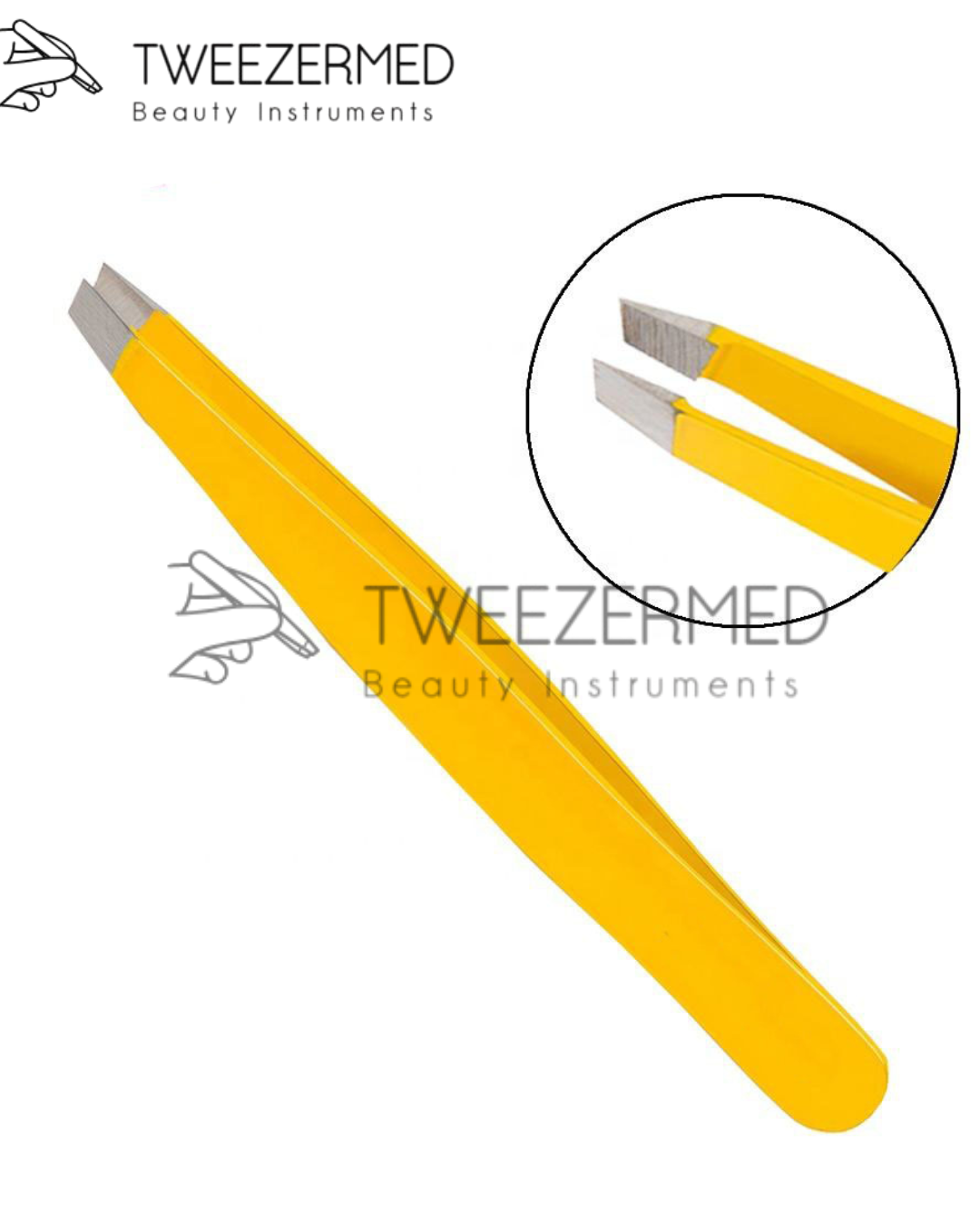 Powder-Coated Precision Tweezer – Pro Lash & Brow Tool by Tweezermed