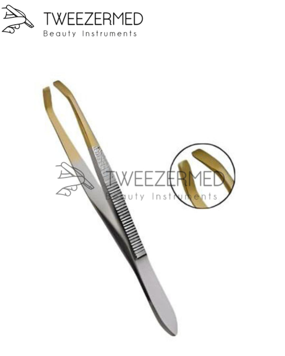 Gold Tip Brow Tweezer – Precision Meets Luxury By Tweezermed
