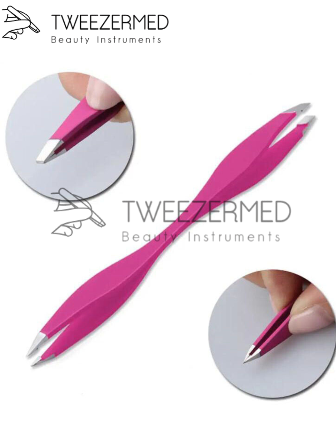 2-in-1 Double-Sided Eyebrow Tweezer – Precision Brow Tool by Tweezermed