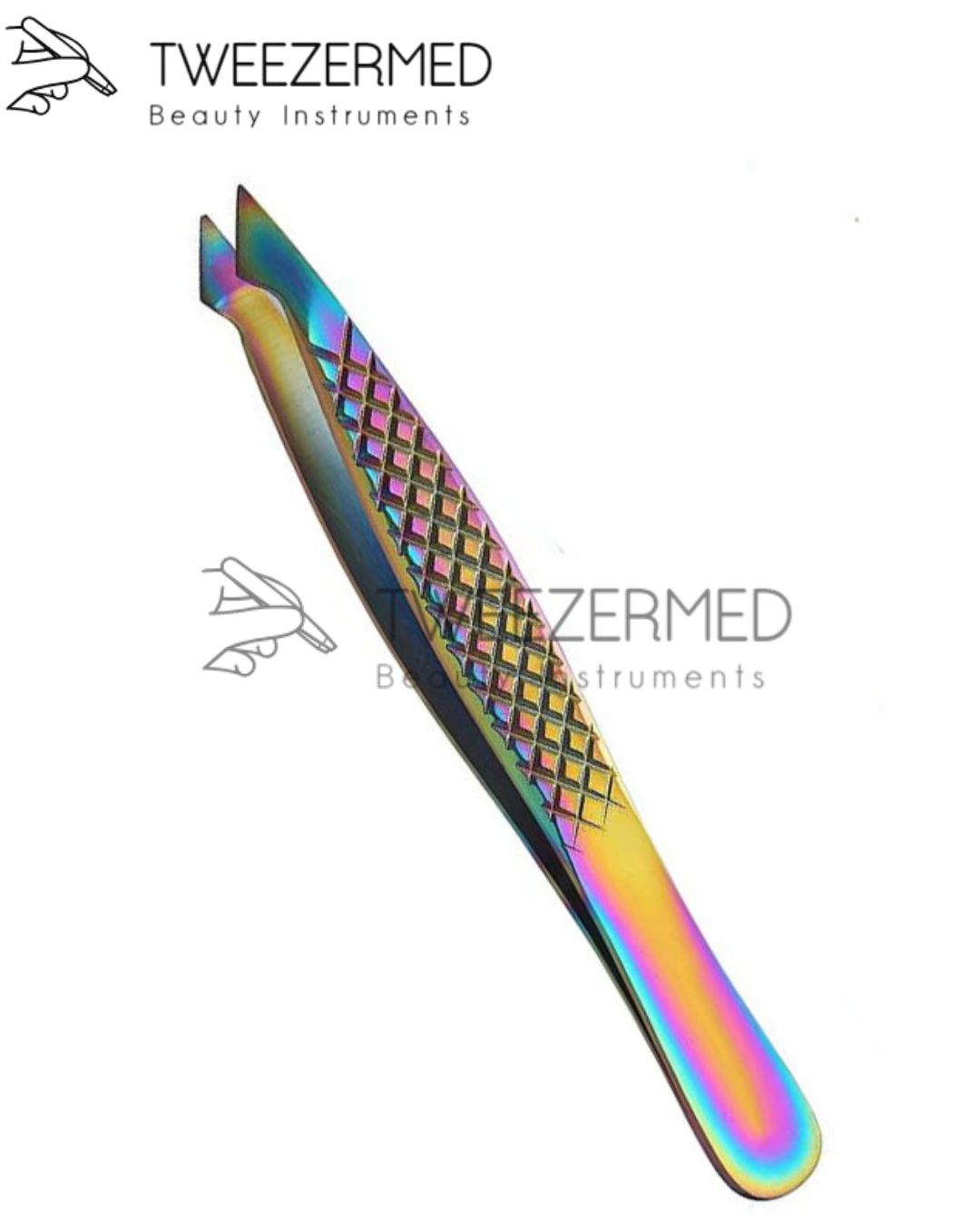 Multi-Plasma Eyebrow Tweezer – Precision Slant Tip by Tweezermed