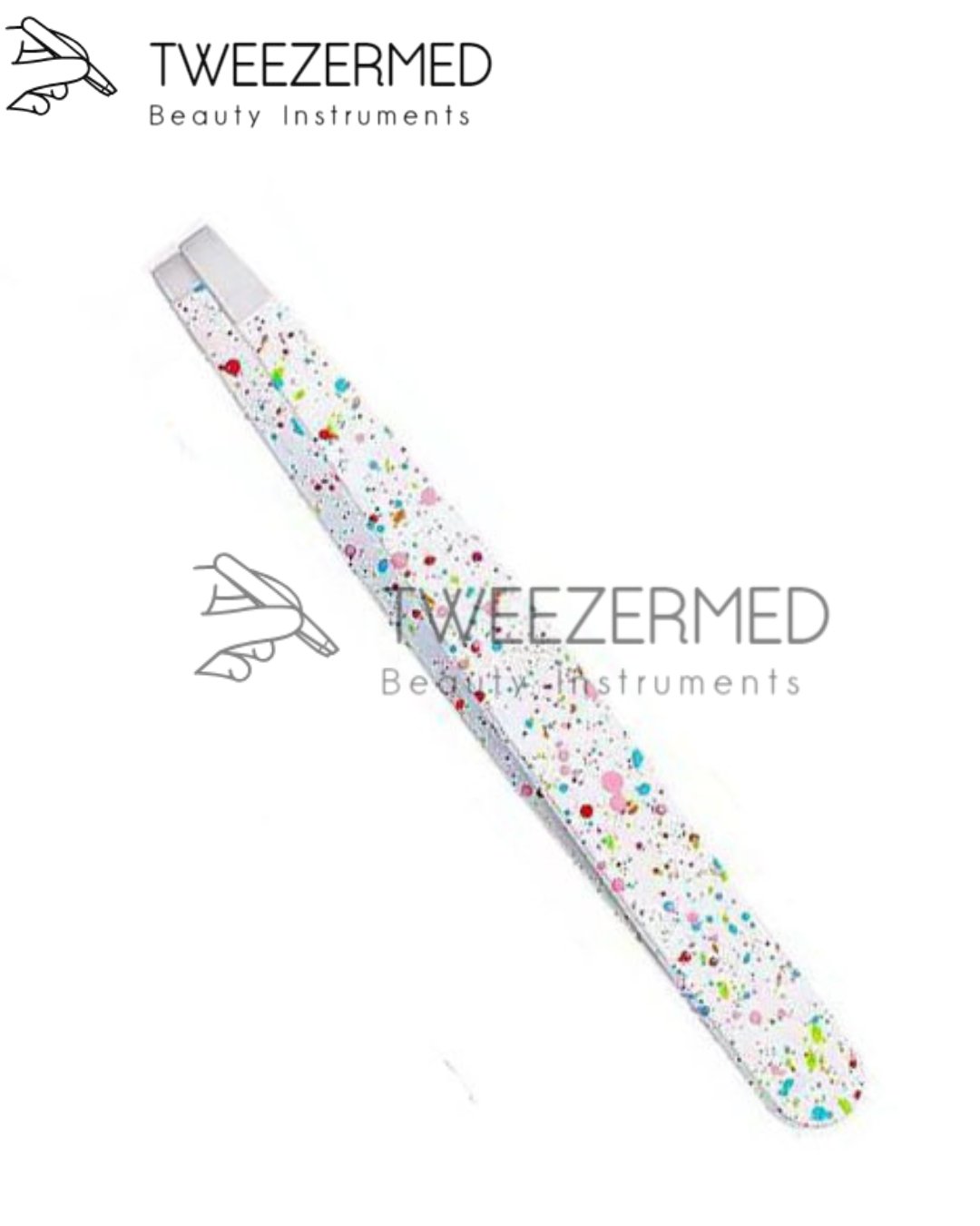 Paper-Coated Eyebrow Tweezer – Slanted Precision by Tweezermed