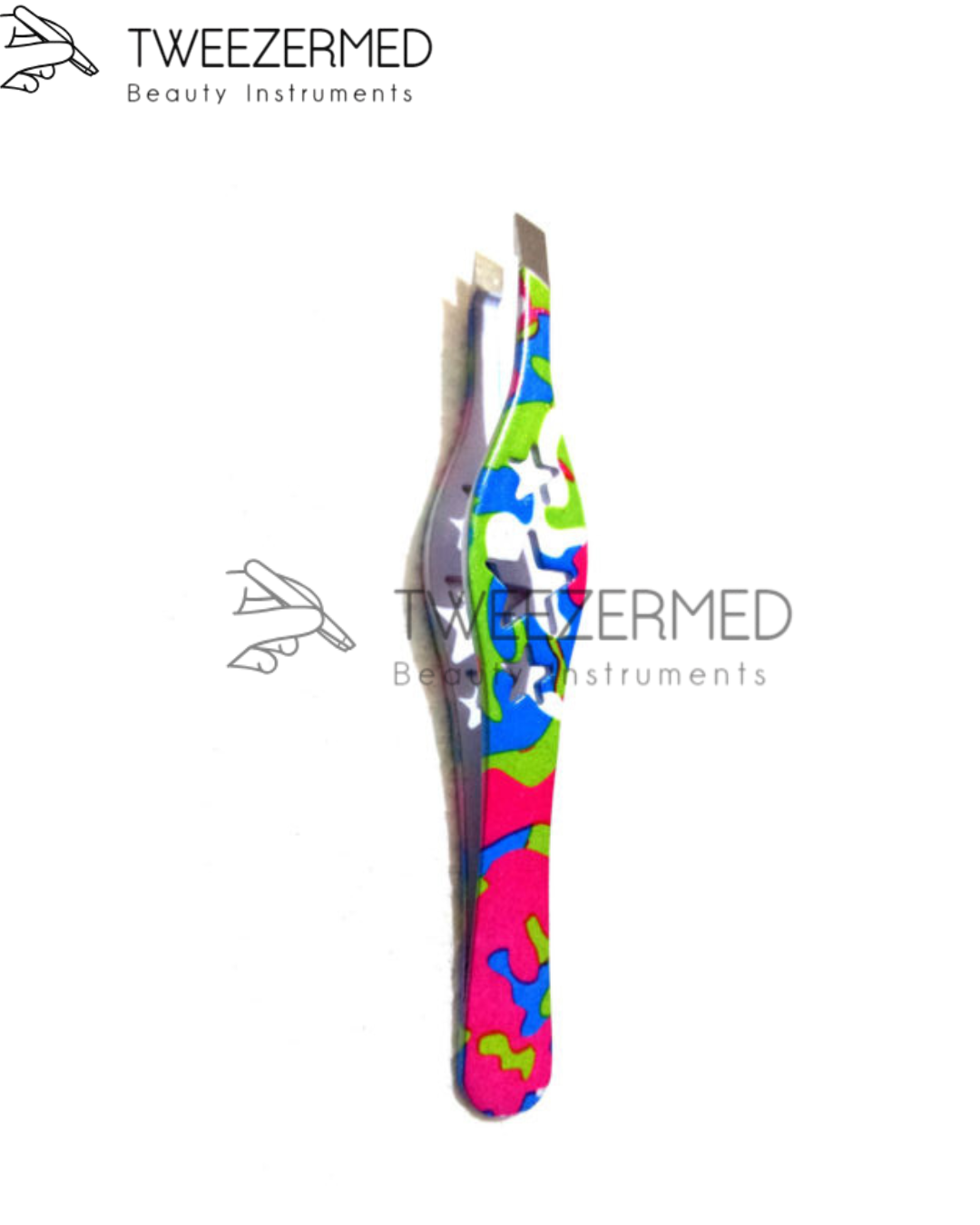 Paper-Coated Eyebrow Tweezer – Slanted Precision by Tweezermed