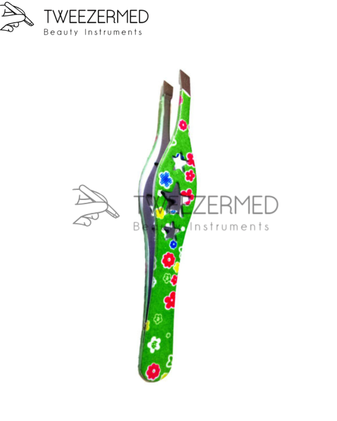 Paper-Coated Eyebrow Tweezer – Slanted Precision by Tweezermed
