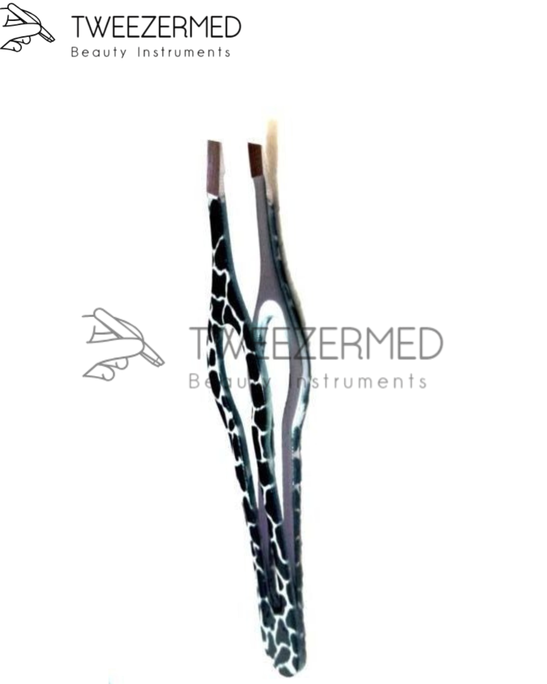Paper-Coated Eyebrow Tweezer – Slanted Precision by Tweezermed