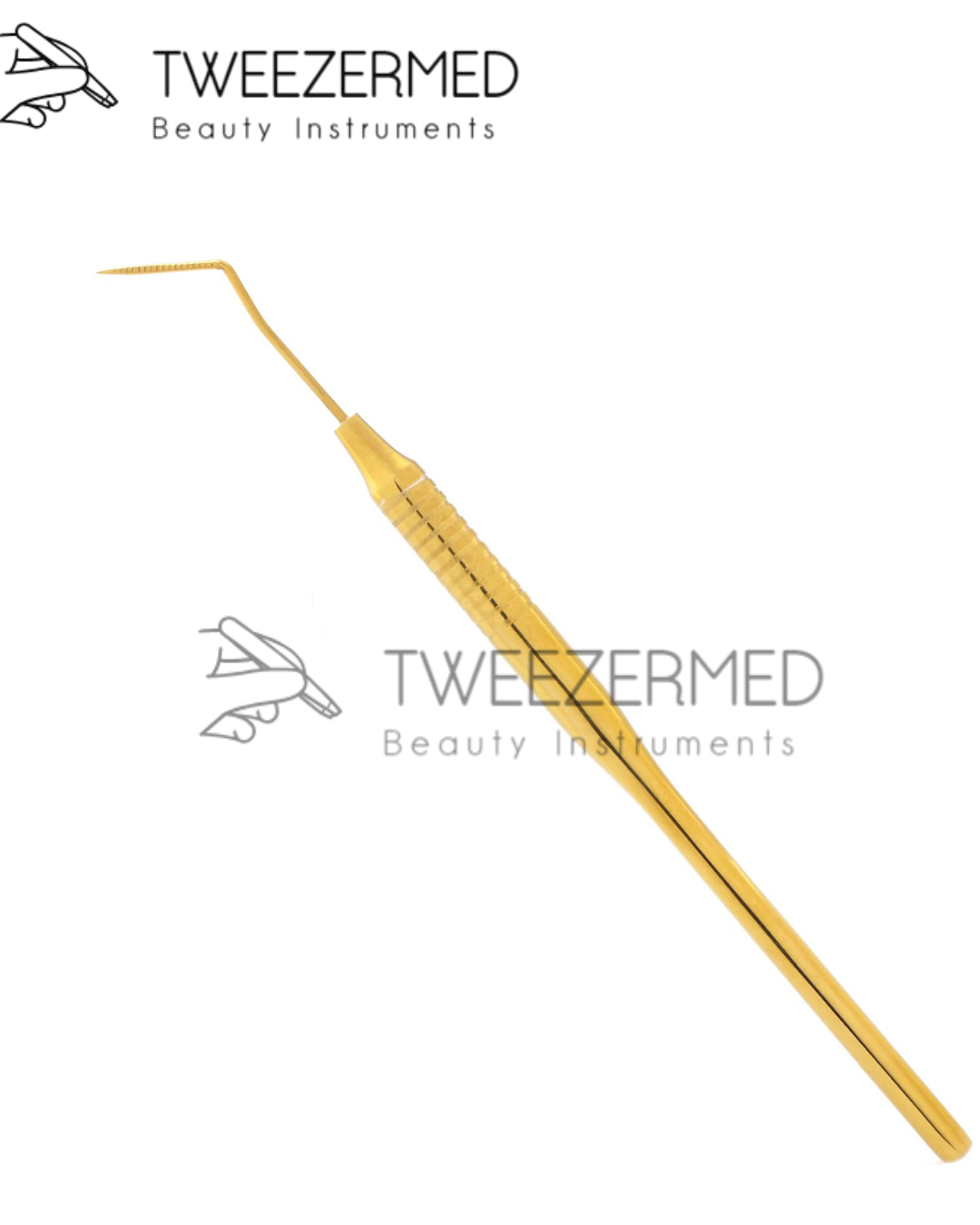 Shine Gold Lash Separator – Ultra Luxe Tweezer by TweezerMed
