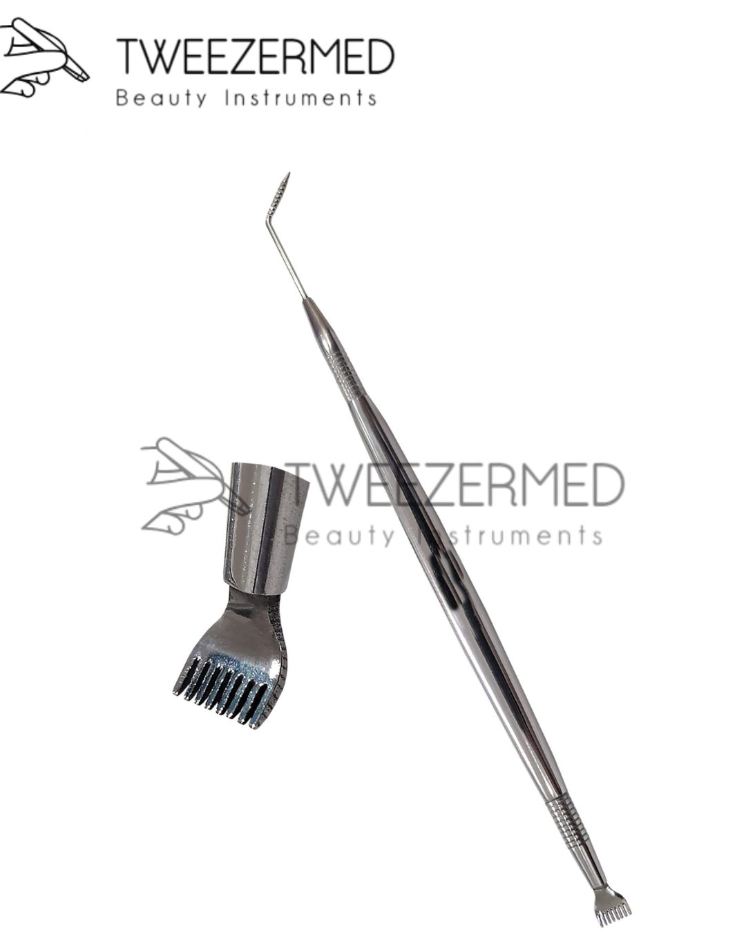 Black Lash Separator Tool – Matte Finish Pro Tweezer by TweezerMed