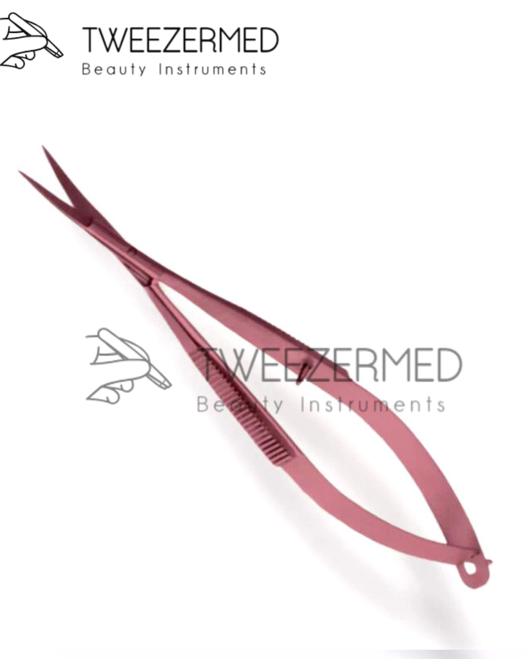 Rose Gold Spring Scissors – Luxury Precision by Tweezermed