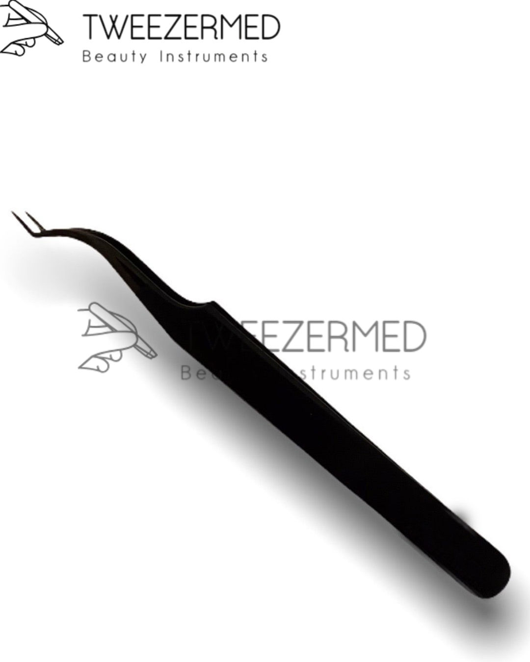 Black Titanium Tweezer – Pro Grip by Tweezermed