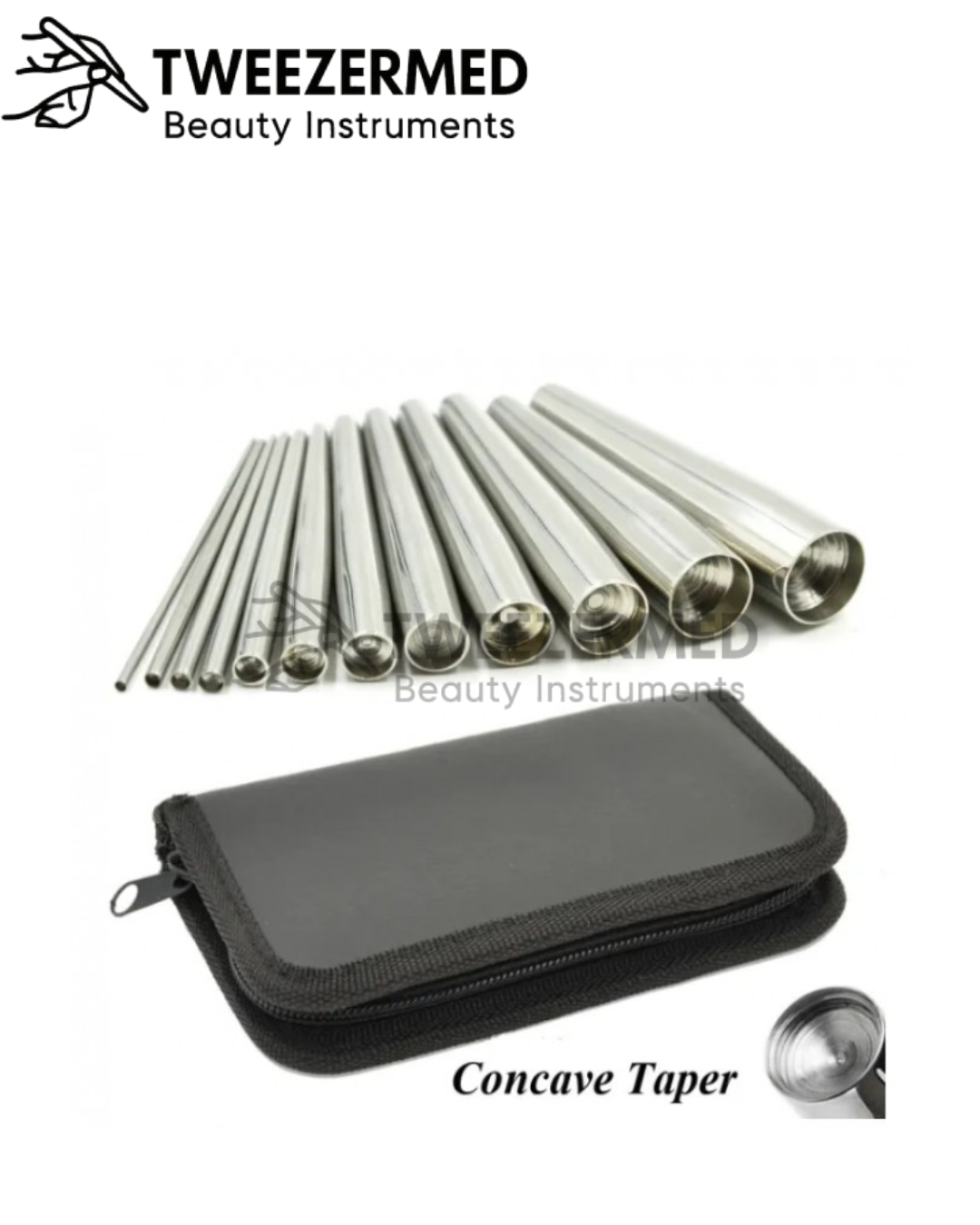 Concave Taper Insertion Pins – Stainless Steel by TweezerMed