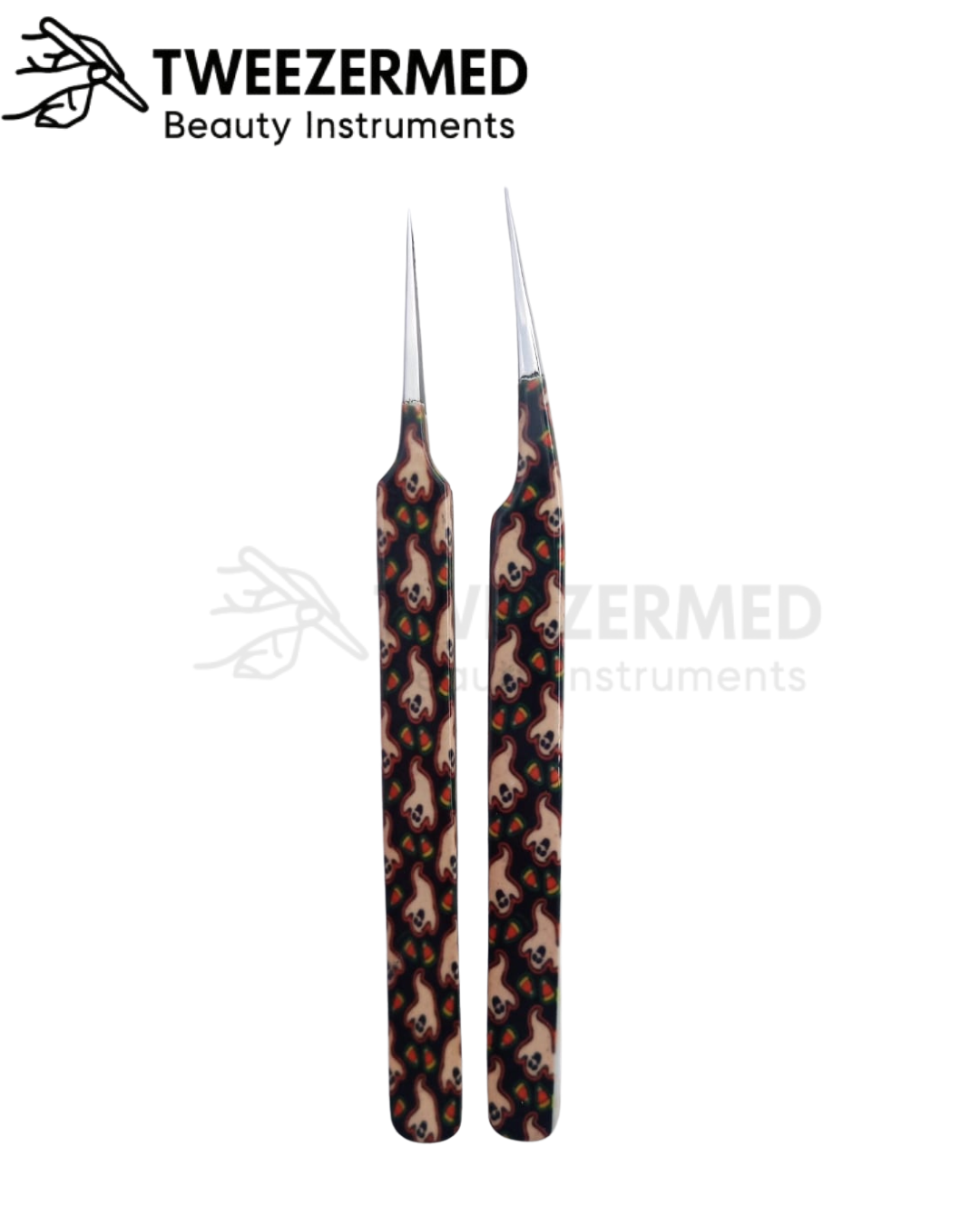 Halloween Edition Eyelash Tweezer Set – 2 Pcs Paper Coated by TweezerMed