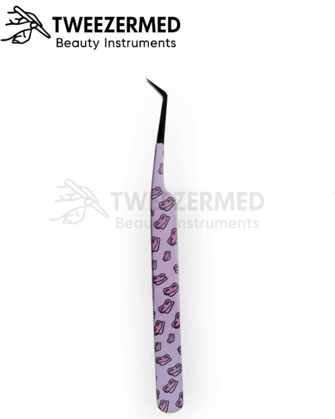 1 Pc Paper Coated Lash Tweezer – Soft Touch Grip by TweezerMed