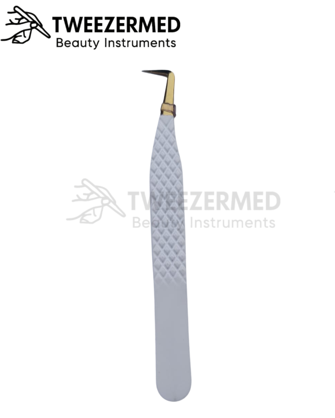 1 Pc Powder Coated Lash Tweezer – Pro Precision by TweezerMed