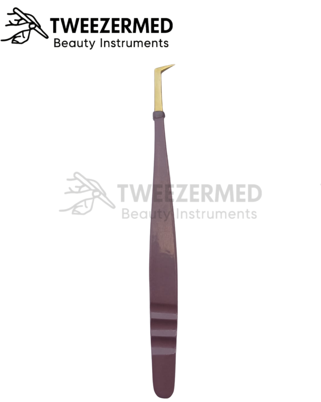 Powder Coated Lash Tweezer – Pro Grip by TweezerMed