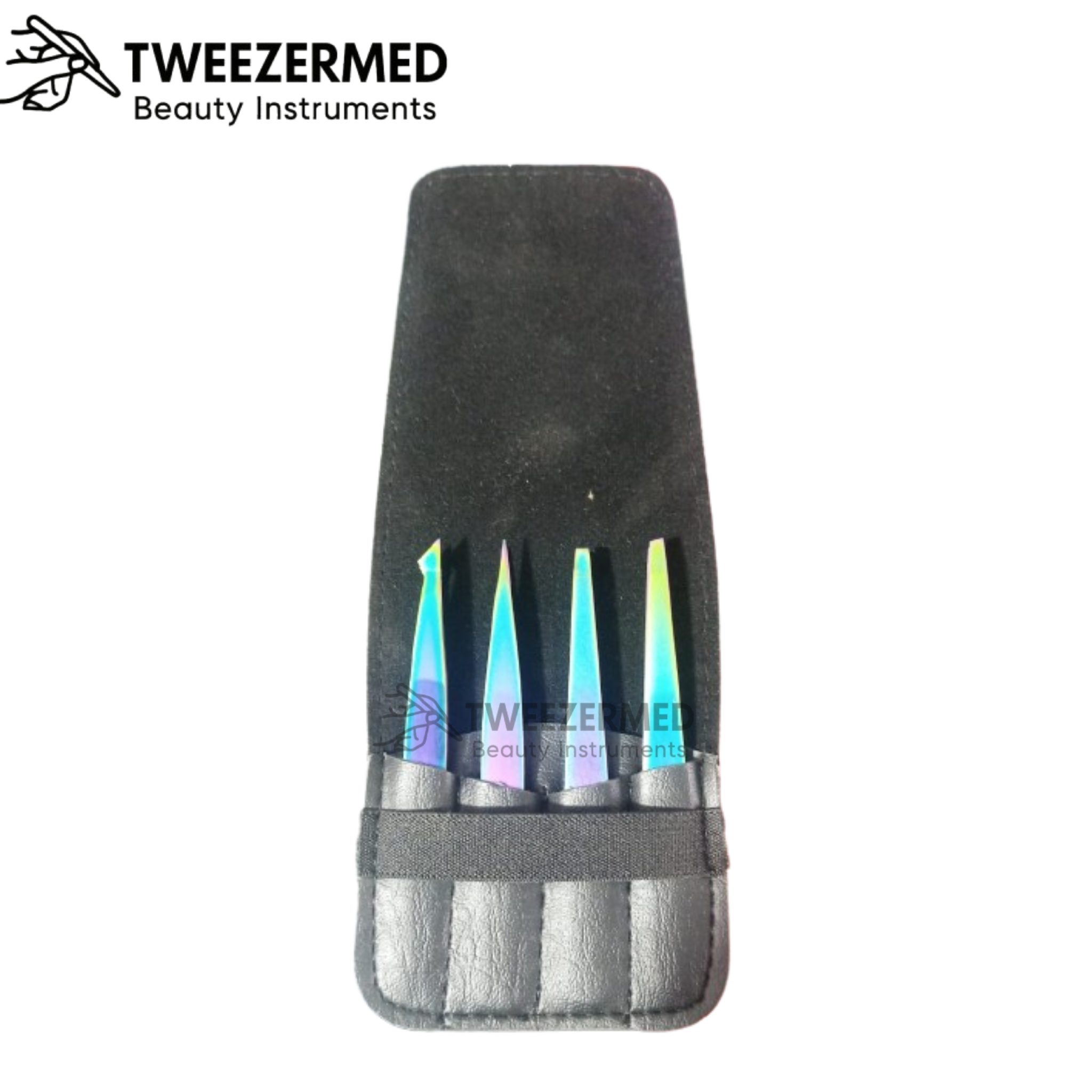 4pcs Multi Plasma Eyebrow Tweezer Set | Pro Brow Tools