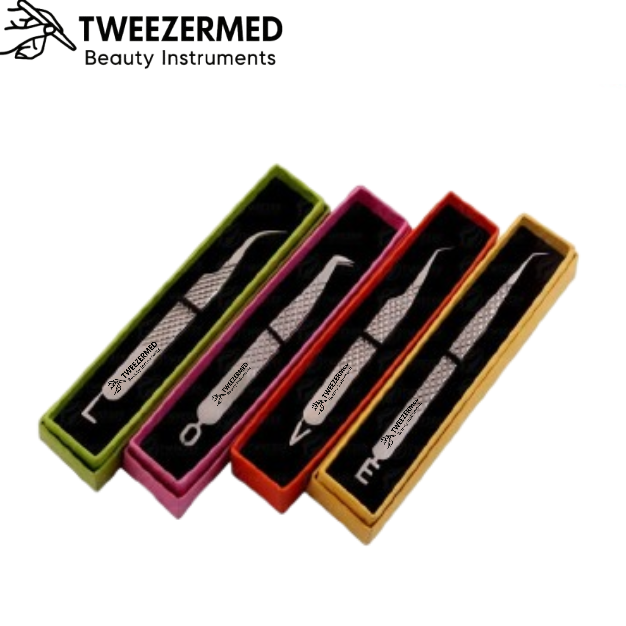 4 Pcs Love Tweezer Set – Premium Lash & Beauty Tools | Tweezermed