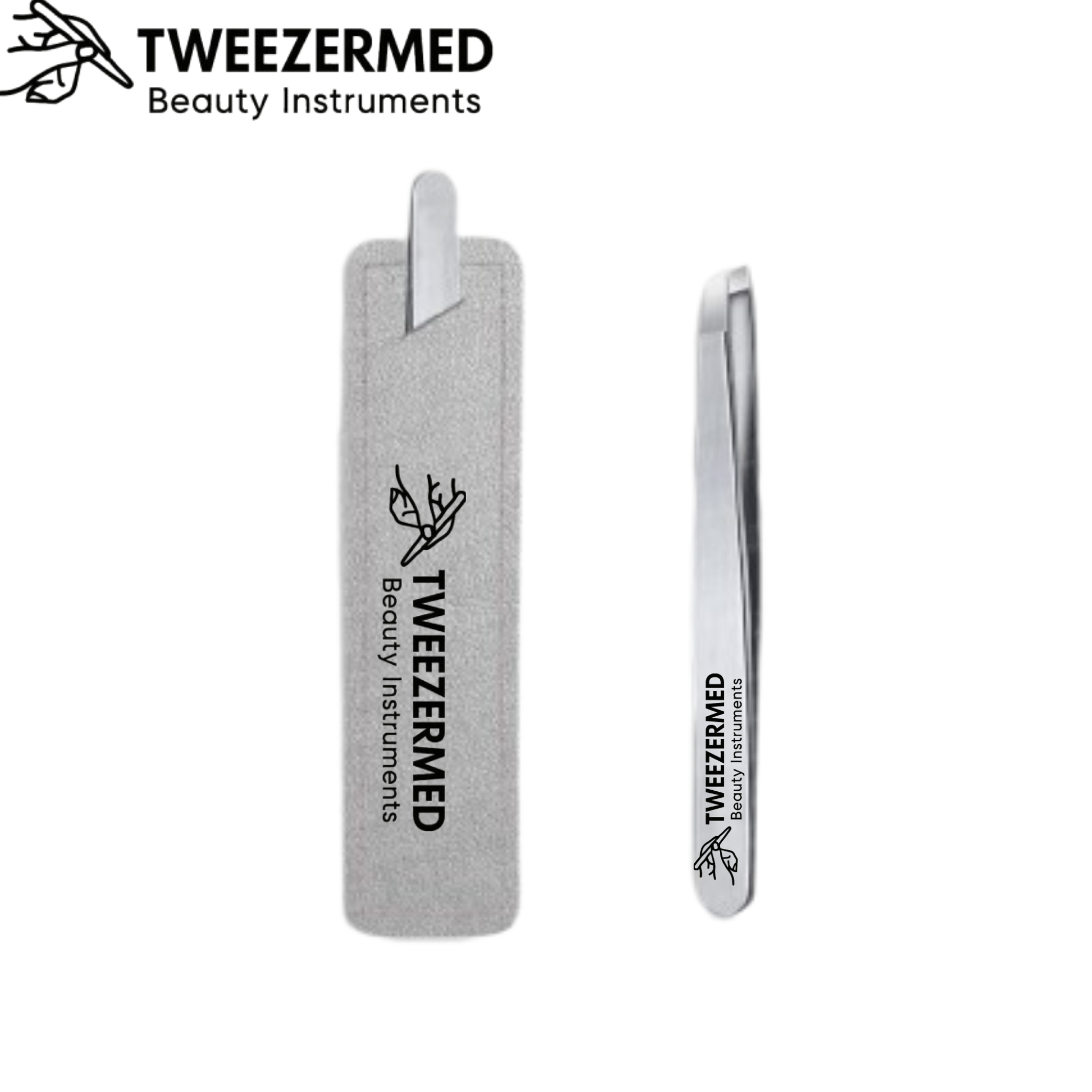 1 Pc Stainless Steel Eyebrow Tweezer | Professional Beauty Tool